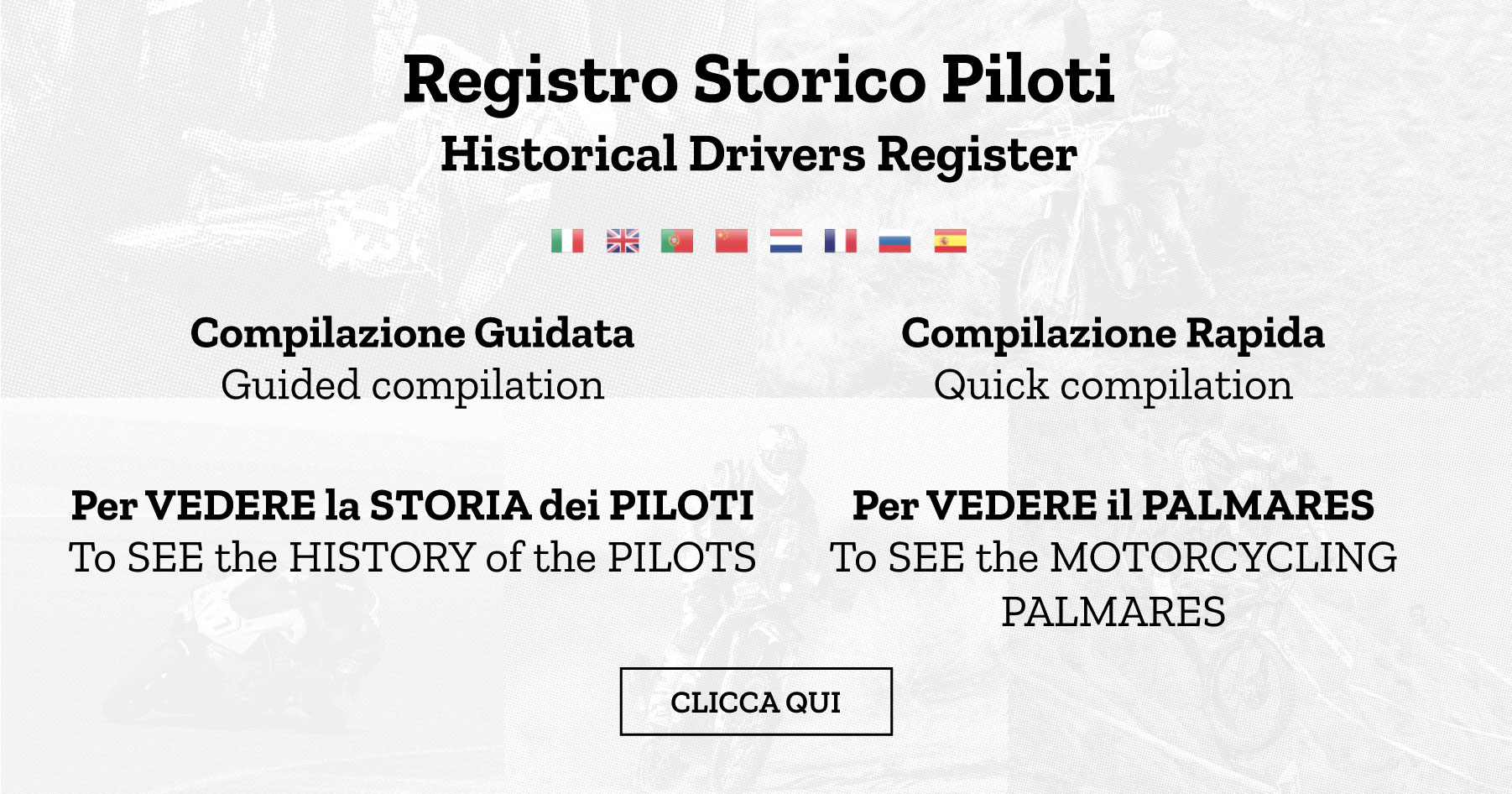 Registro Storico Piloti / Historical Drivers Register Registro